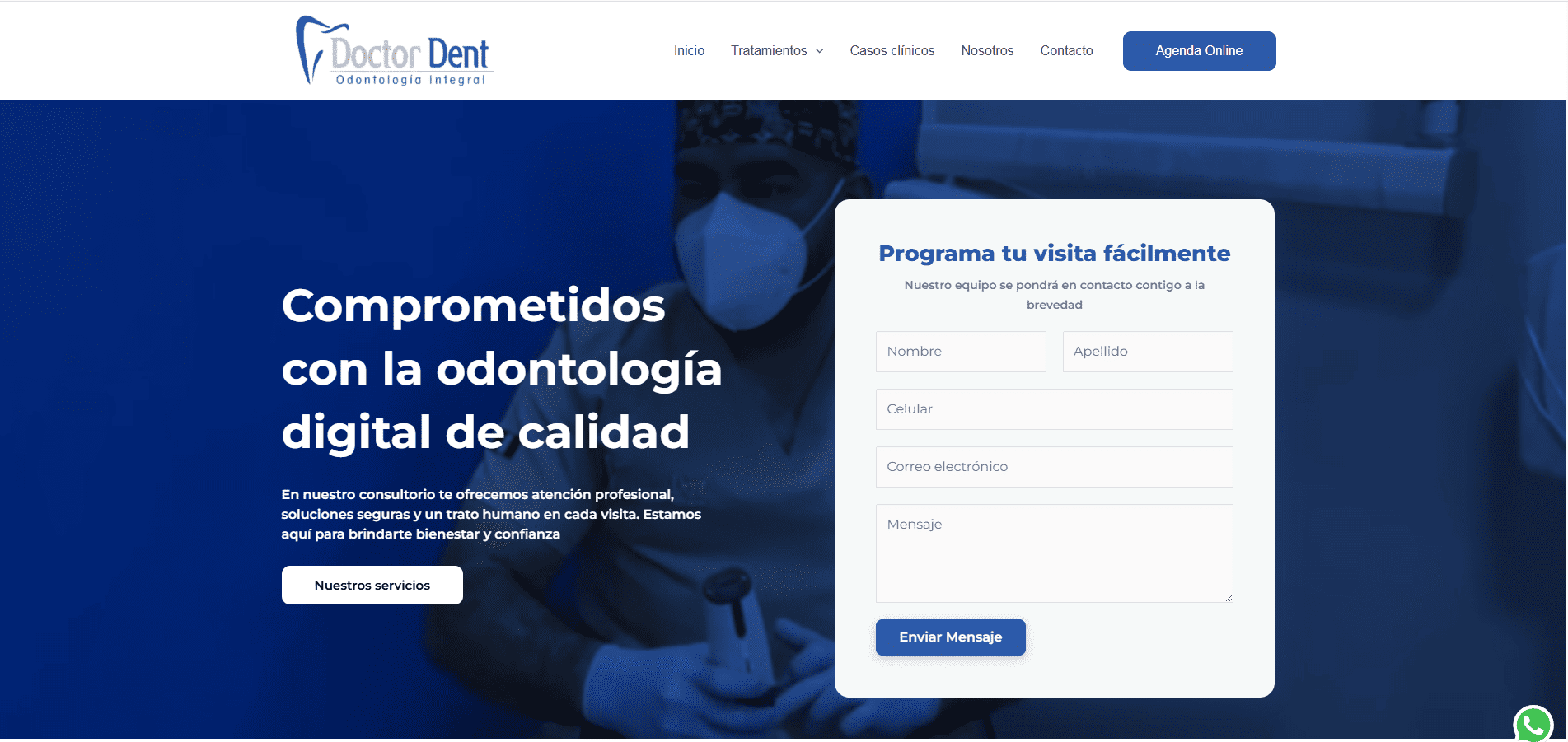 Sitio web de Doctor Dent