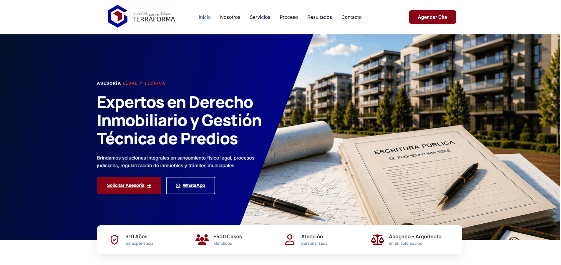 Sitio web de Grupo Terraforma