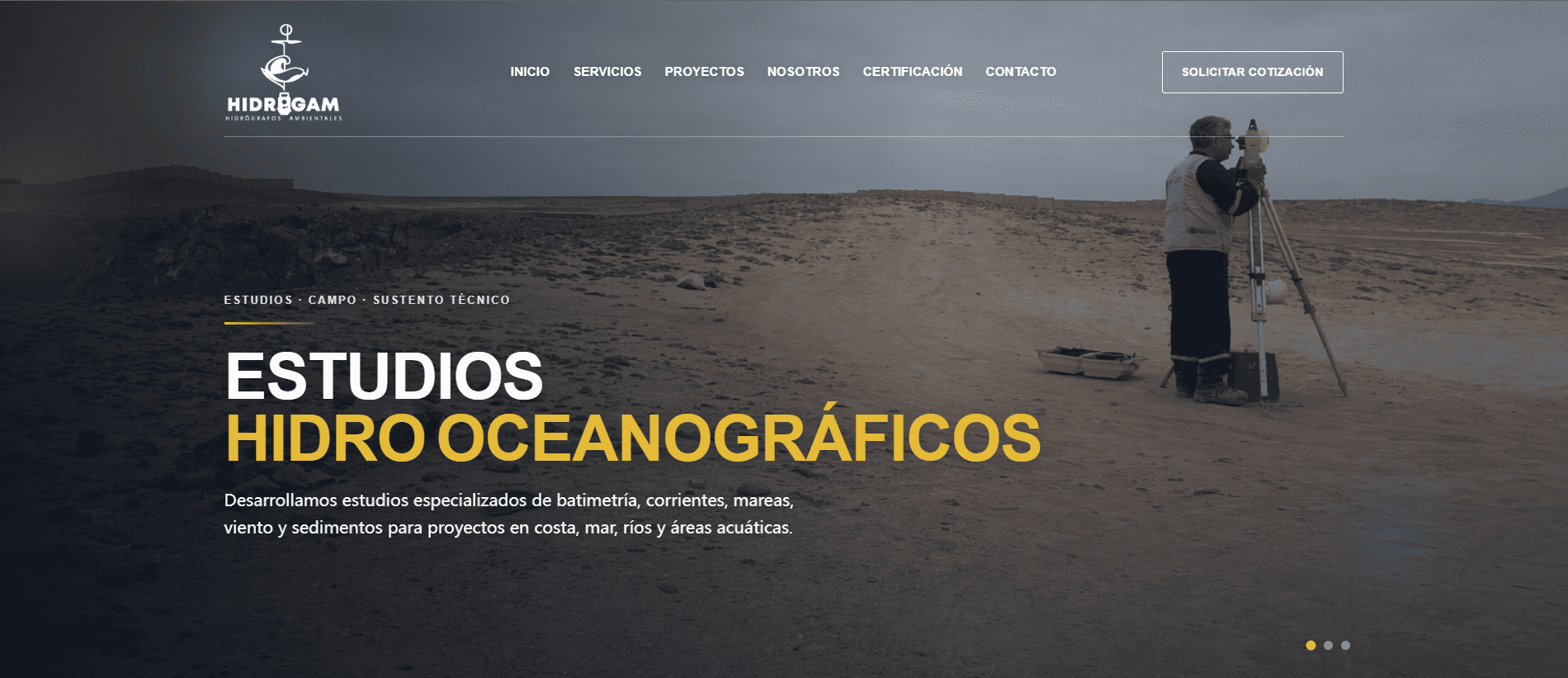 Sitio web de Hidrogam